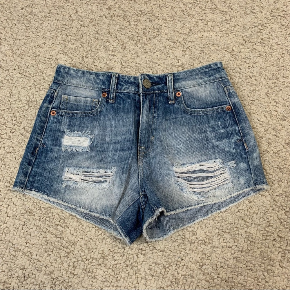Aéropostale Distressed Denim Shorts